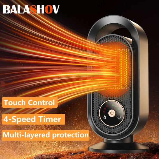 Mini Aerotermă Inteligentă BALASHOV 1000W – Încălzire Rapidă, Ecran Tactil și Protecție Completă